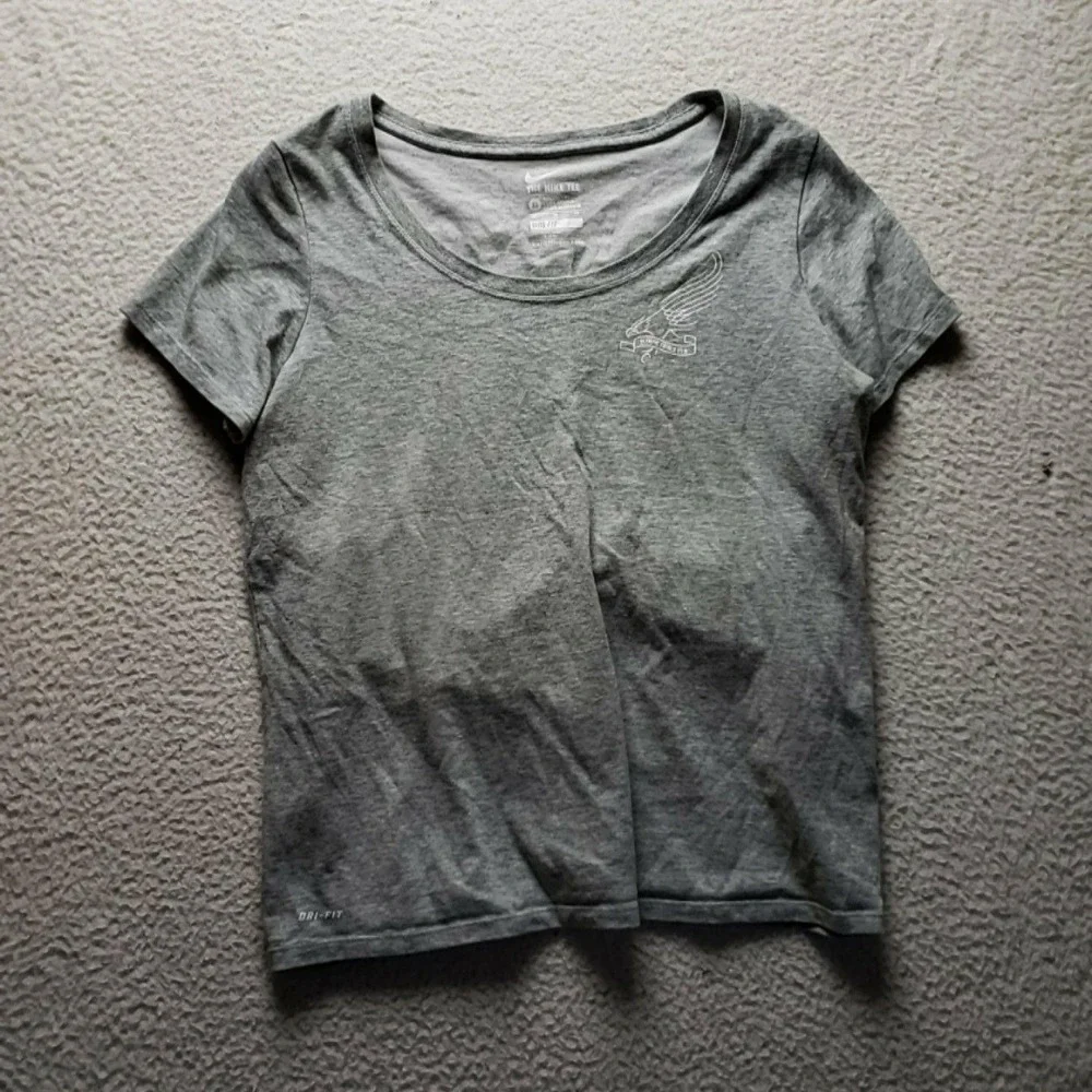 Rio 2016 Team USA Shirt Womens XL Gray Nike Dri Fit Olympic Trials Running Tee